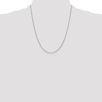 14k White Gold .95mm D/C Cable Chain-PEN144-22