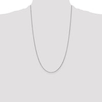 14k White Gold .95mm D/C Cable Chain-PEN144-26