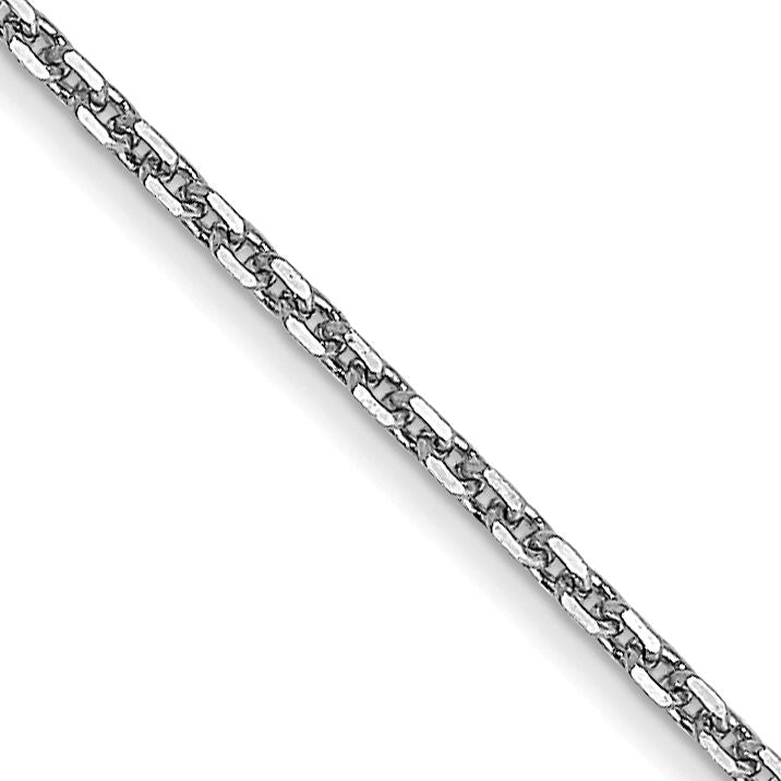 14k White Gold .95mm D/C Cable Chain-PEN144-22