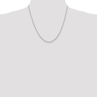 14k White Gold 1.45mm D/C Cable Chain-PEN146-20