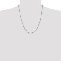 14k White Gold 1.65mm D/C Cable Chain-PEN149-22