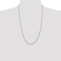 14k White Gold 1.65mm D/C Cable Chain-PEN149-26