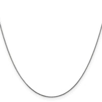 14k White Gold .85mm D/C Spiga with Lobster Clasp Chain-PEN153-26