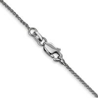 14k White Gold 1.05mm D/C Spiga with Lobster Clasp Chain-PEN154-30