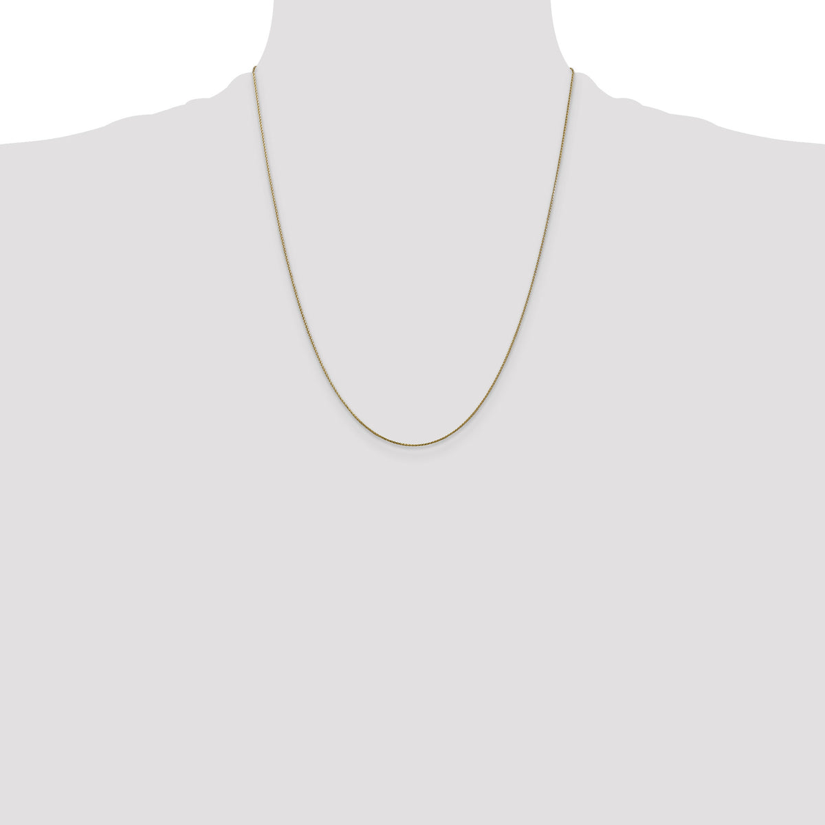14k .85mm D/C Spiga with Lobster Clasp Chain-PEN156-22