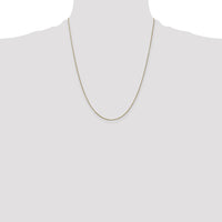 14k .85mm D/C Spiga with Lobster Clasp Chain-PEN156-22