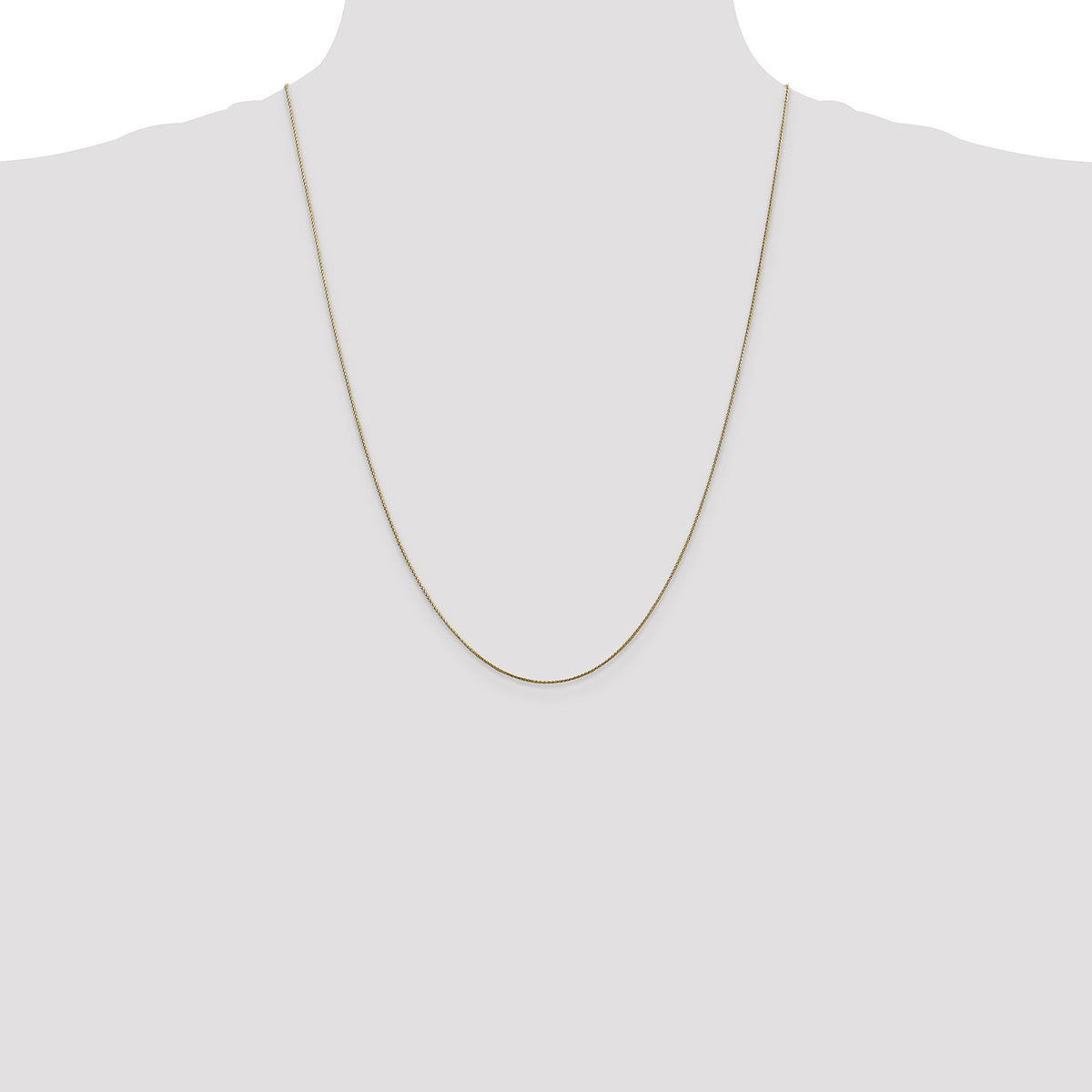 14k .85mm D/C Spiga with Lobster Clasp Chain-PEN156-24