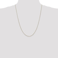 14k .85mm D/C Spiga with Lobster Clasp Chain-PEN156-24