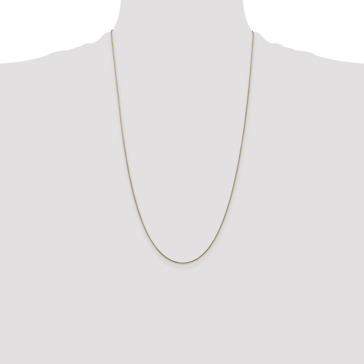 14k .85mm D/C Spiga with Lobster Clasp Chain-PEN156-26