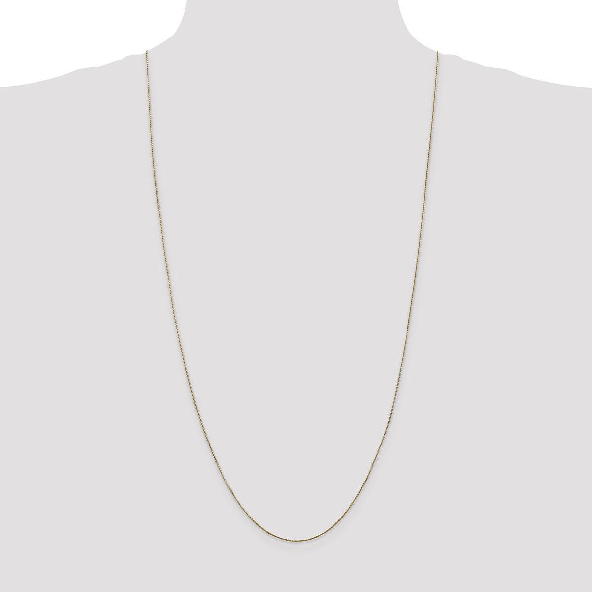 14k .85mm D/C Spiga with Lobster Clasp Chain-PEN156-30