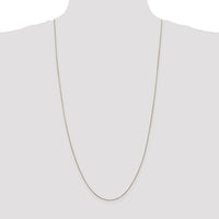 14k .85mm D/C Spiga with Lobster Clasp Chain-PEN156-30