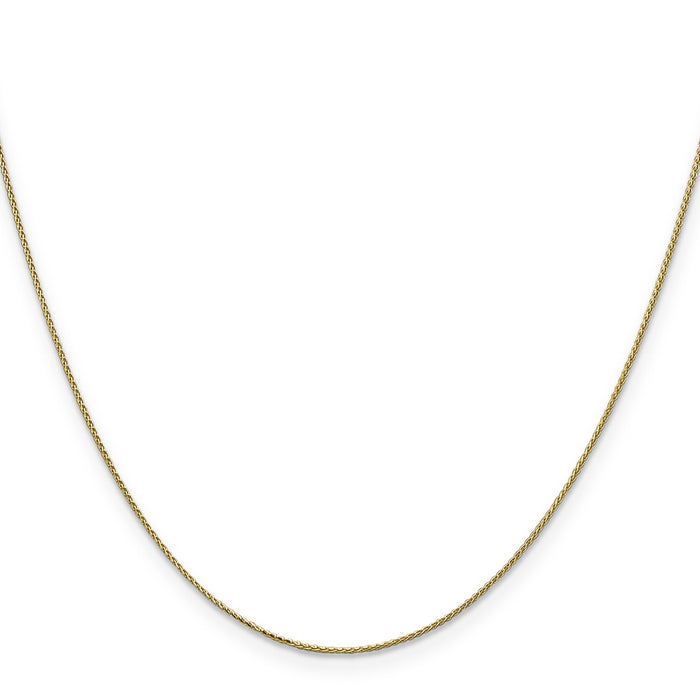 14k .85mm D/C Spiga with Spring Ring Clasp Chain-PEN156S-16