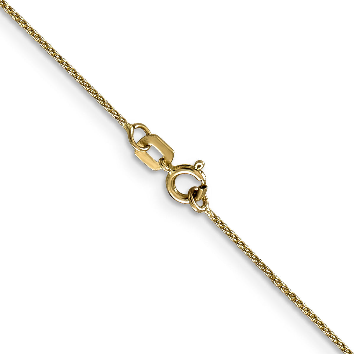 14k .85mm D/C Spiga with Spring Ring Clasp Chain-PEN156S-16