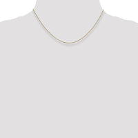 14k .85mm D/C Spiga with Spring Ring Clasp Chain-PEN156S-16