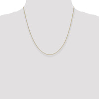 14k .85mm D/C Spiga with Spring Ring Clasp Chain-PEN156S-20