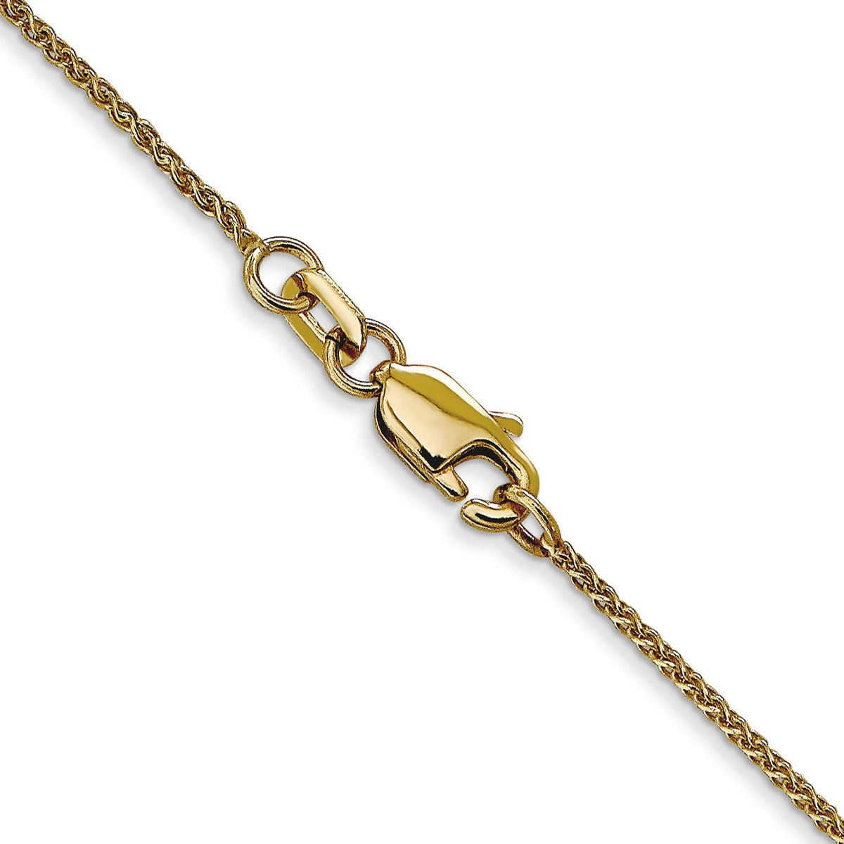 14k 1.05mm D/C Spiga with Lobster Clasp Chain-PEN157-22