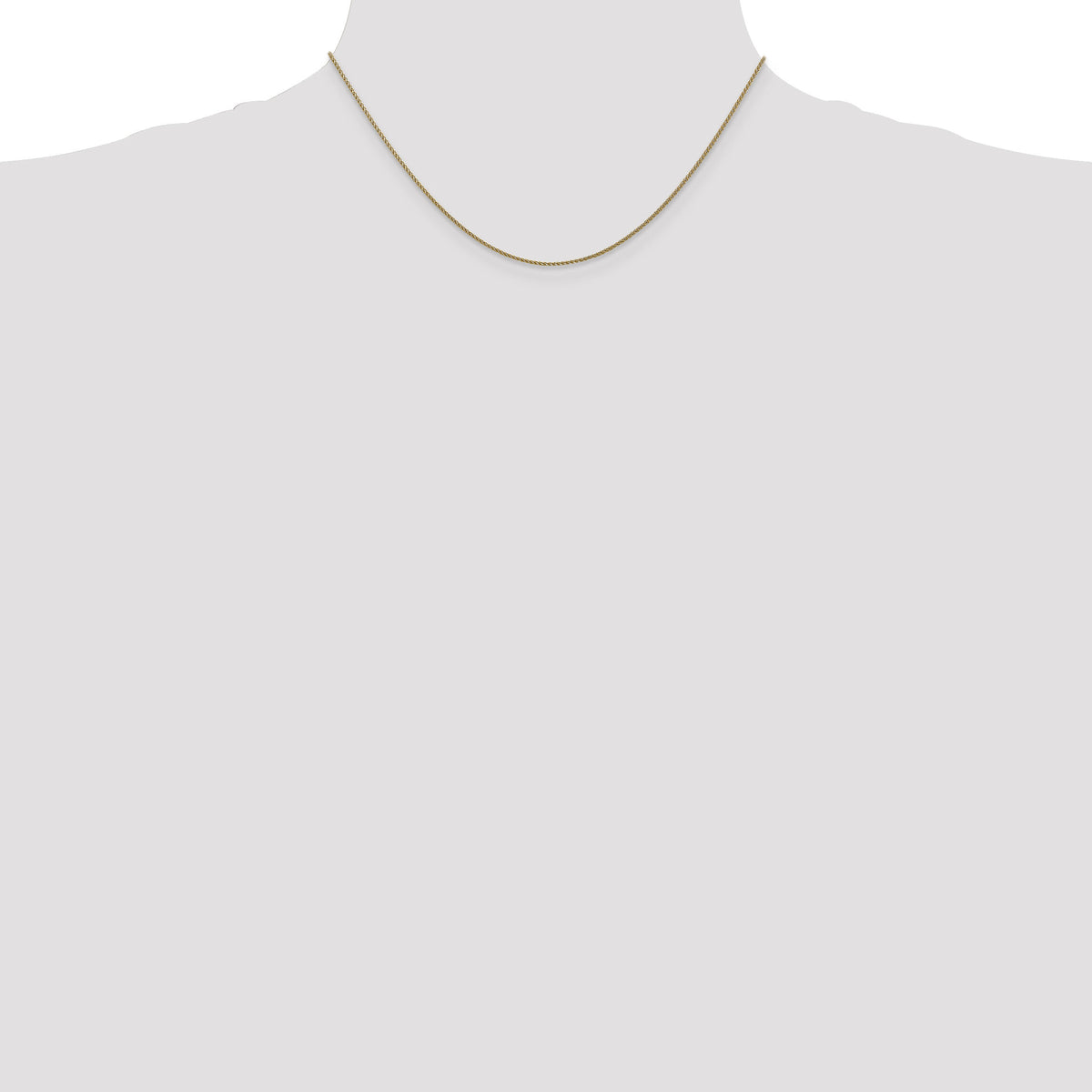 14k 1.05mm D/C Spiga with Lobster Clasp Chain-PEN157-16