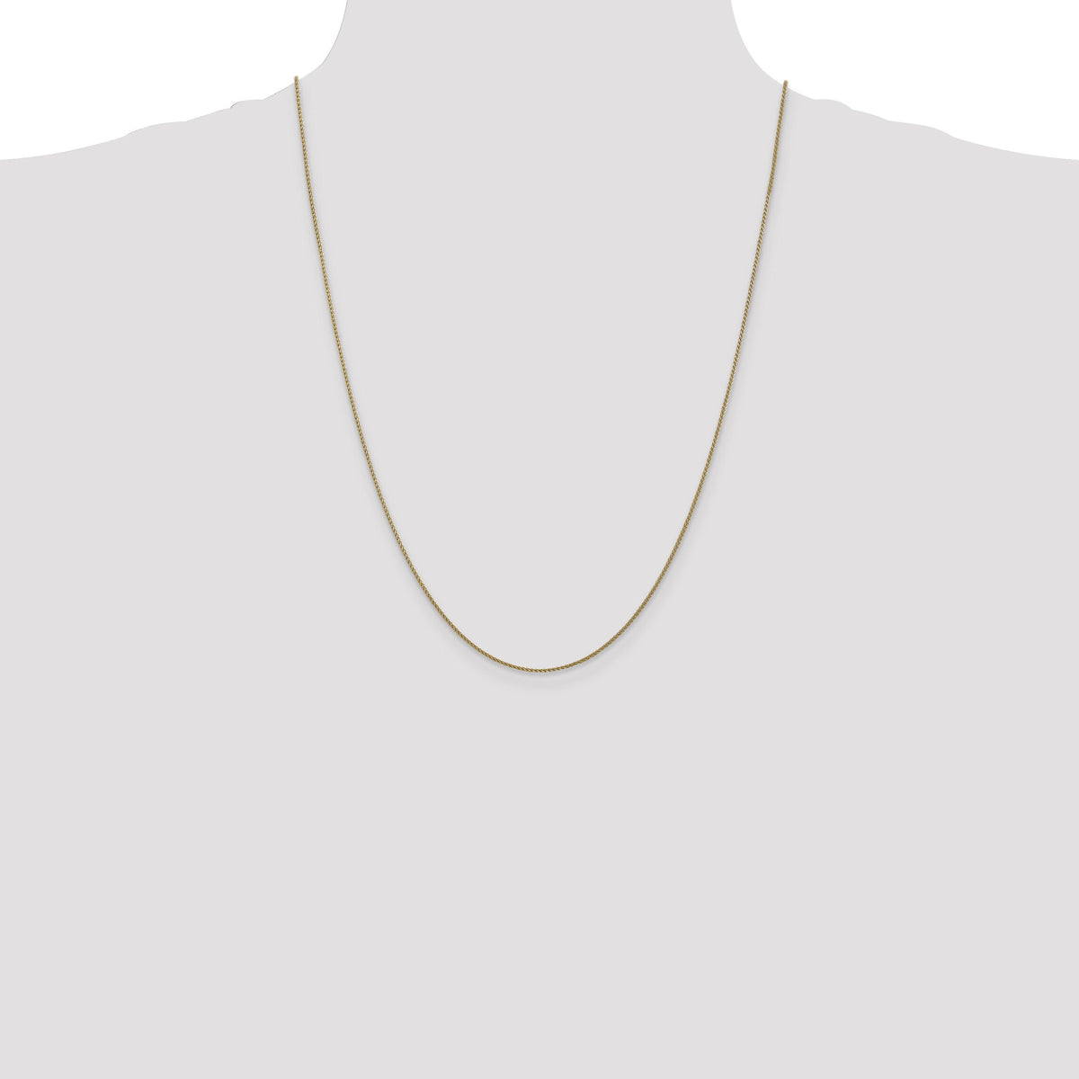 14k 1.05mm D/C Spiga with Lobster Clasp Chain-PEN157-24