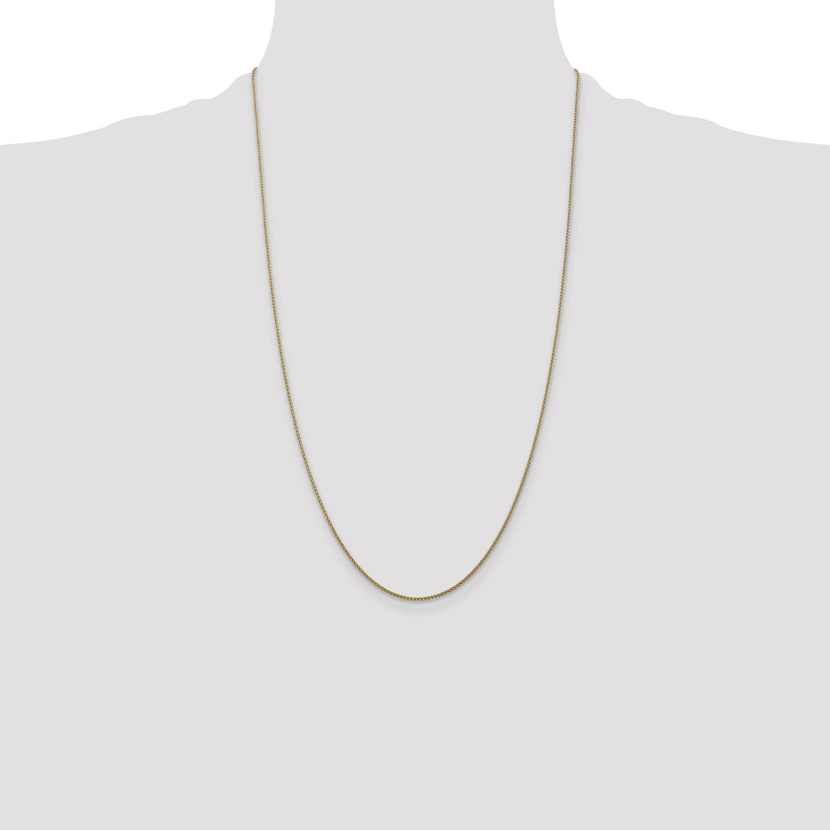 14k 1.05mm D/C Spiga with Lobster Clasp Chain-PEN157-26