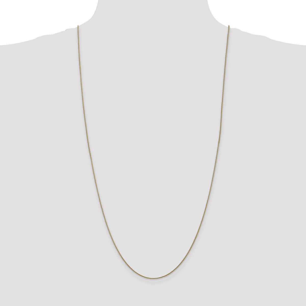14k 1.05mm D/C Spiga with Lobster Clasp Chain-PEN157-30