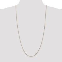 14k 1.05mm D/C Spiga with Lobster Clasp Chain-PEN157-30