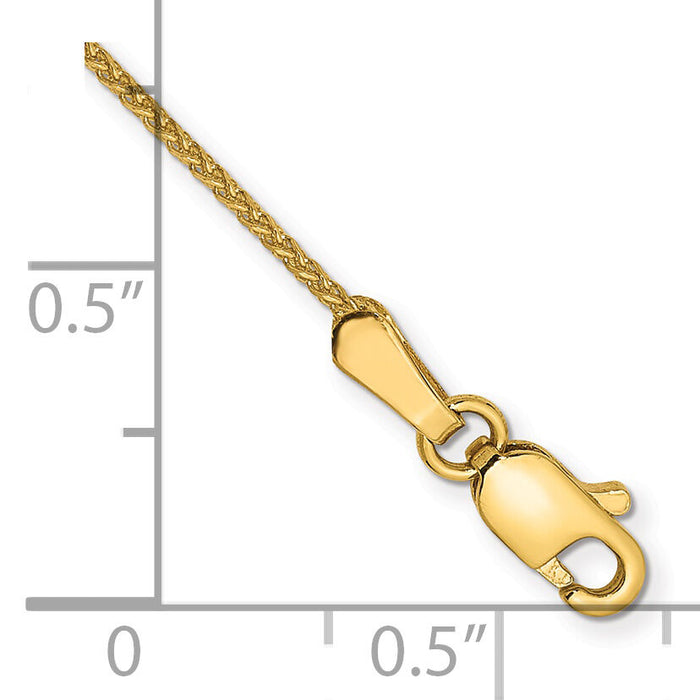 14k 1.05mm D/C Spiga with Lobster Clasp Chain-PEN157-6