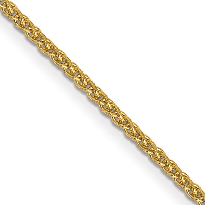 14k 1.05mm Diamond Cut Spiga with Lobster Clasp Chain-PEN157-20