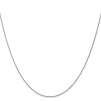 14k White Gold 1.05mm Spiga with Lobster Clasp Chain-PEN159L-16