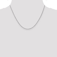 14k White Gold 1.05mm Spiga with Lobster Clasp Chain-PEN159L-18
