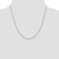 14k White Gold 1.05mm Spiga with Lobster Clasp Chain-PEN159L-20