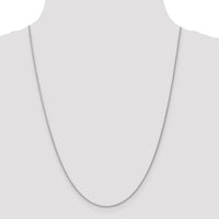14k White Gold 1.05mm Spiga with Lobster Clasp Chain-PEN159L-24