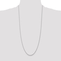 14k White Gold 1.05mm Spiga with Lobster Clasp Chain-PEN159L-30
