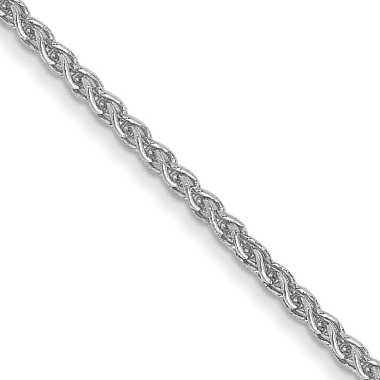 14k White Gold 1.05mm Spiga with Lobster Clasp Chain-PEN159L-30