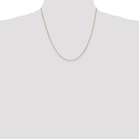 14k .85mm Spiga with Spring Ring Clasp Chain-PEN160-20