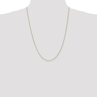 14k .85mm Spiga with Spring Ring Clasp Chain-PEN160-24