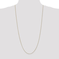 14k .85mm Spiga with Spring Ring Clasp Chain-PEN160-30