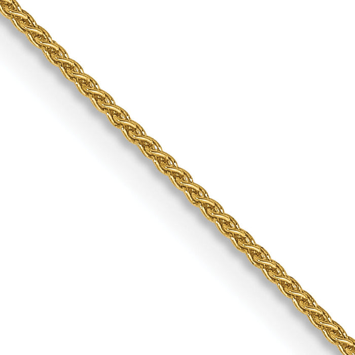 14k .85mm Spiga with Spring Ring Clasp Chain-PEN160-24