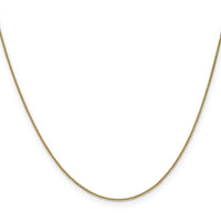 14k .85mm Spiga with Lobster Clasp Chain-PEN161-30