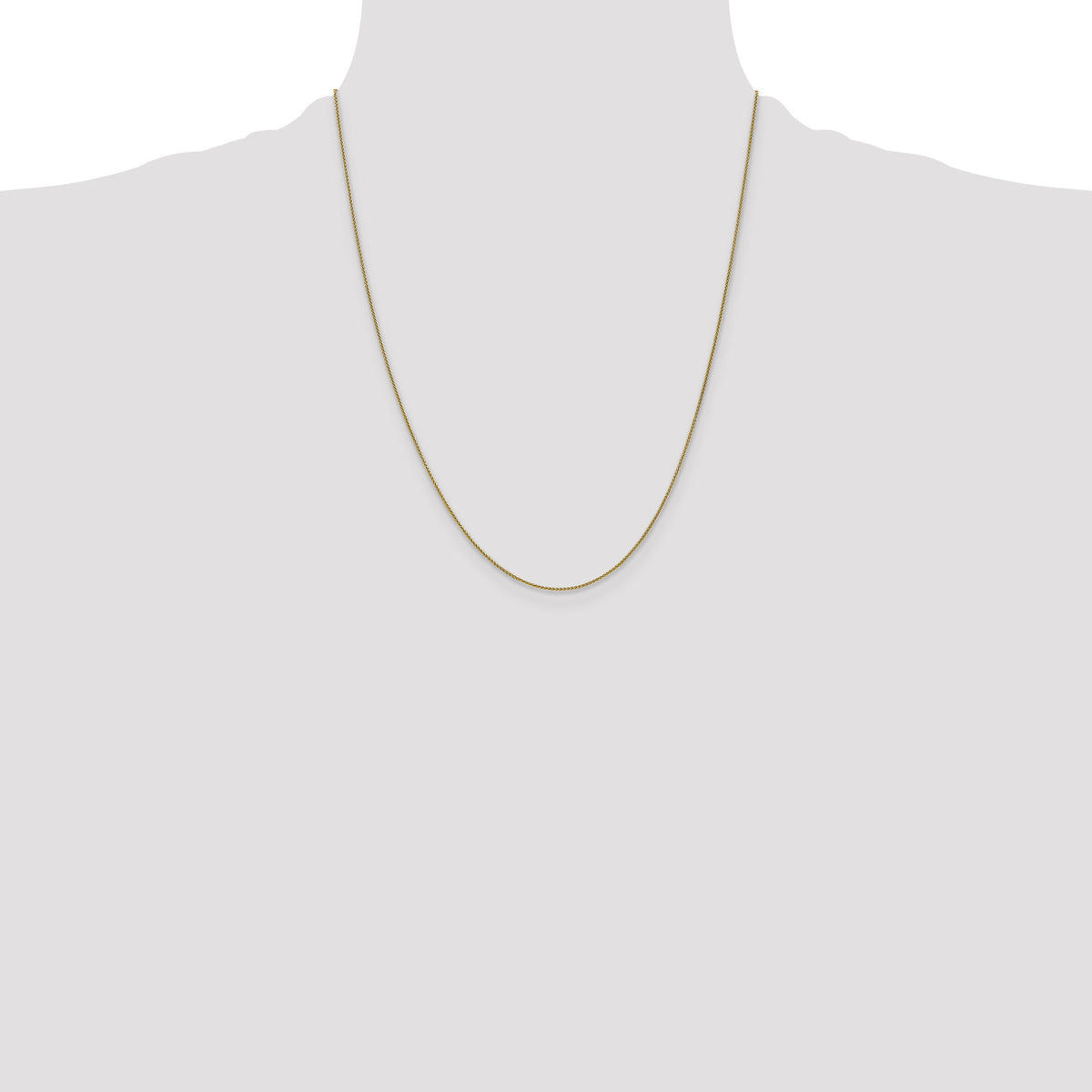 14k .85mm Spiga with Lobster Clasp Chain-PEN161-22