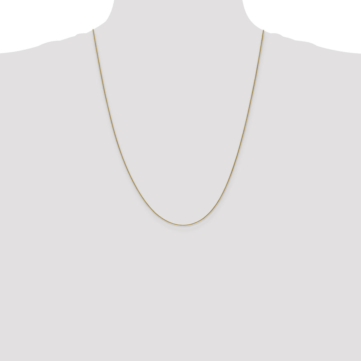 14k .85mm Spiga with Lobster Clasp Chain-PEN161-24