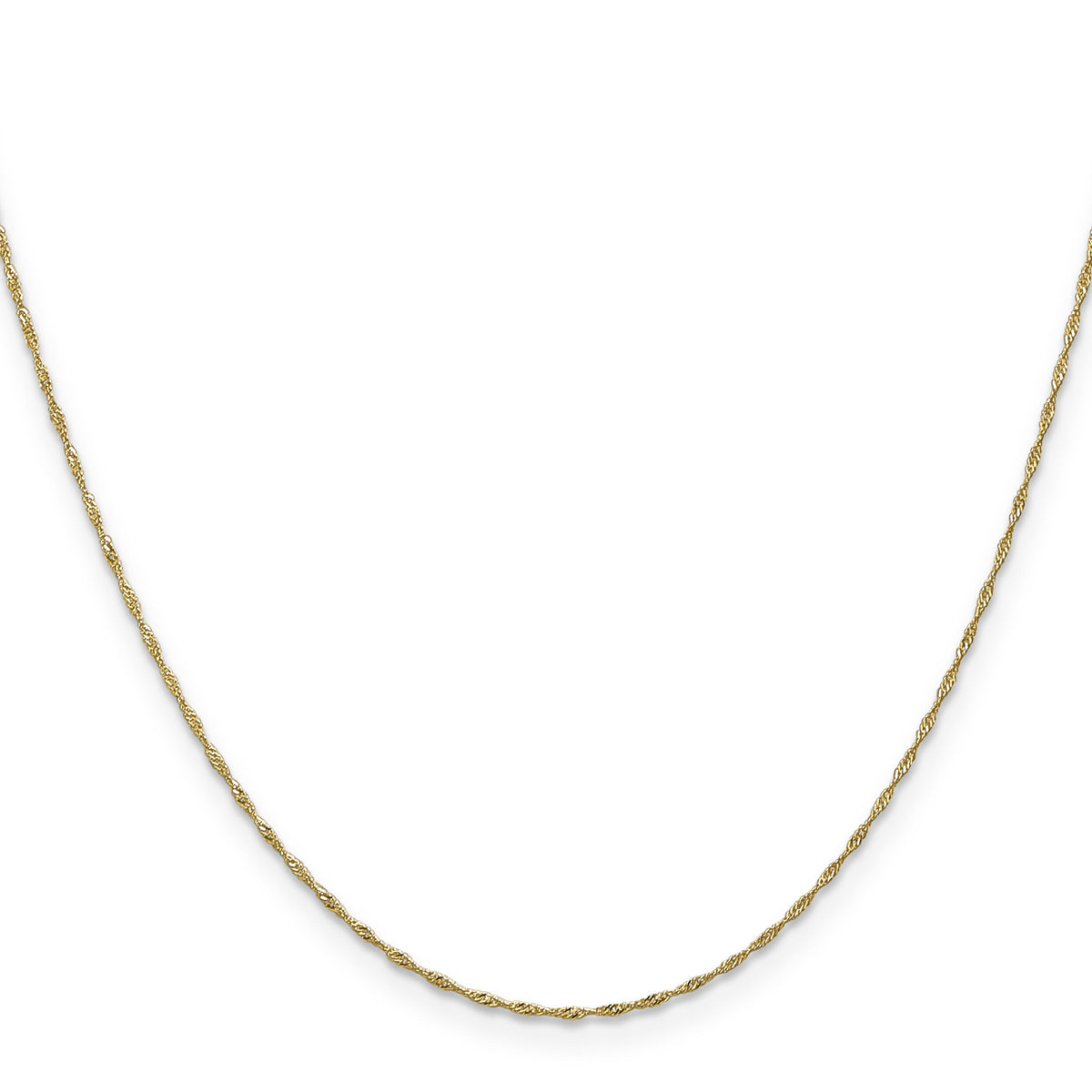 14k 1mm Singapore Chain-PEN164-20