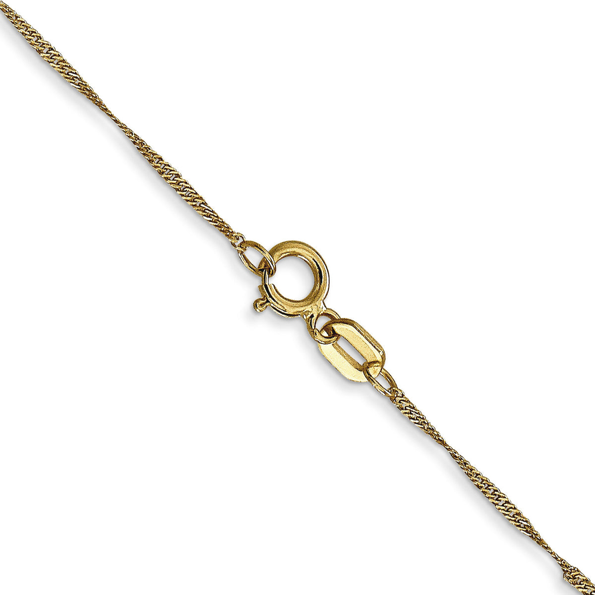 14k 1mm Singapore Chain-PEN164-16