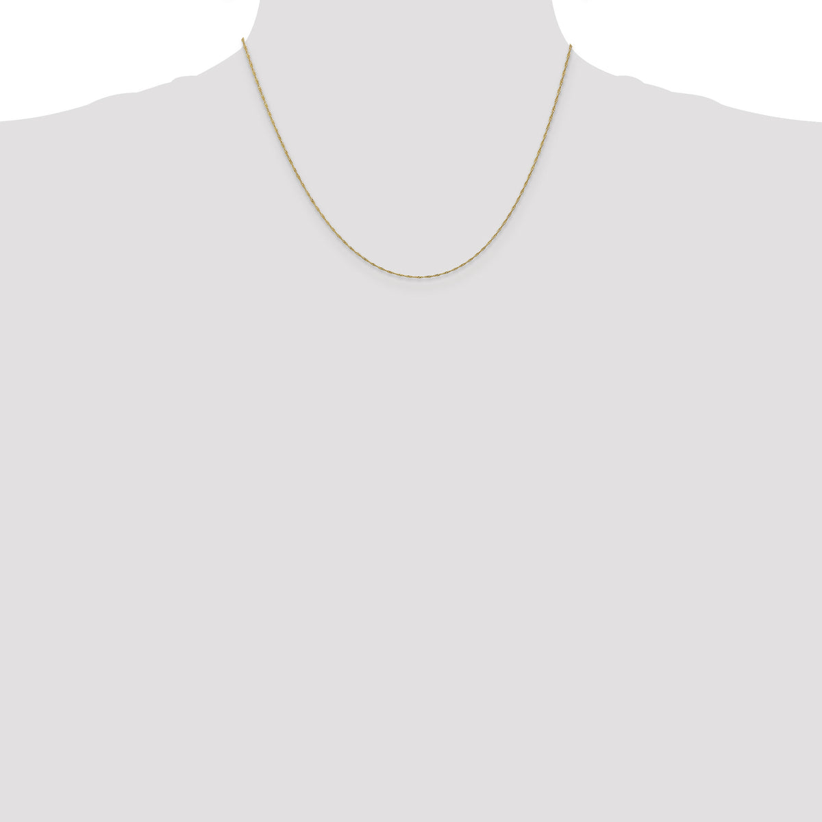 14k 1mm Singapore Chain-PEN164-18