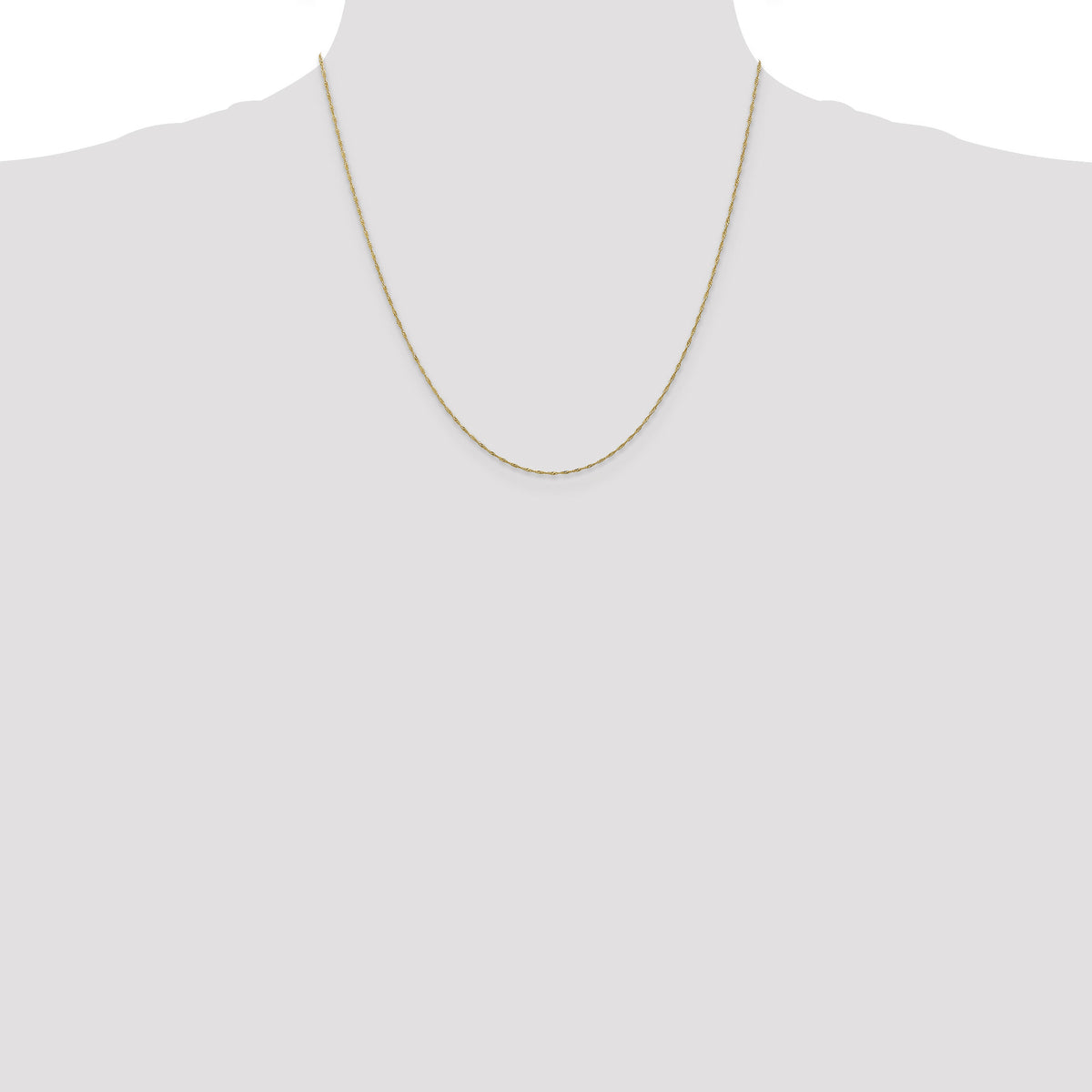 14k 1mm Singapore Chain-PEN164-20