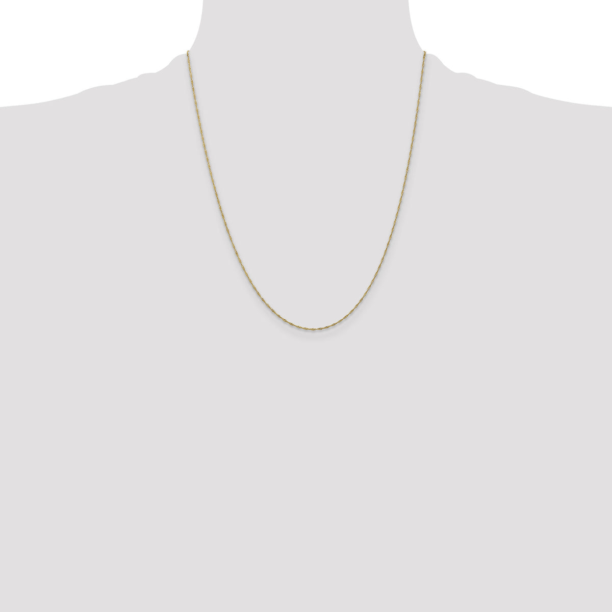 14k 1mm Singapore Chain-PEN164-22