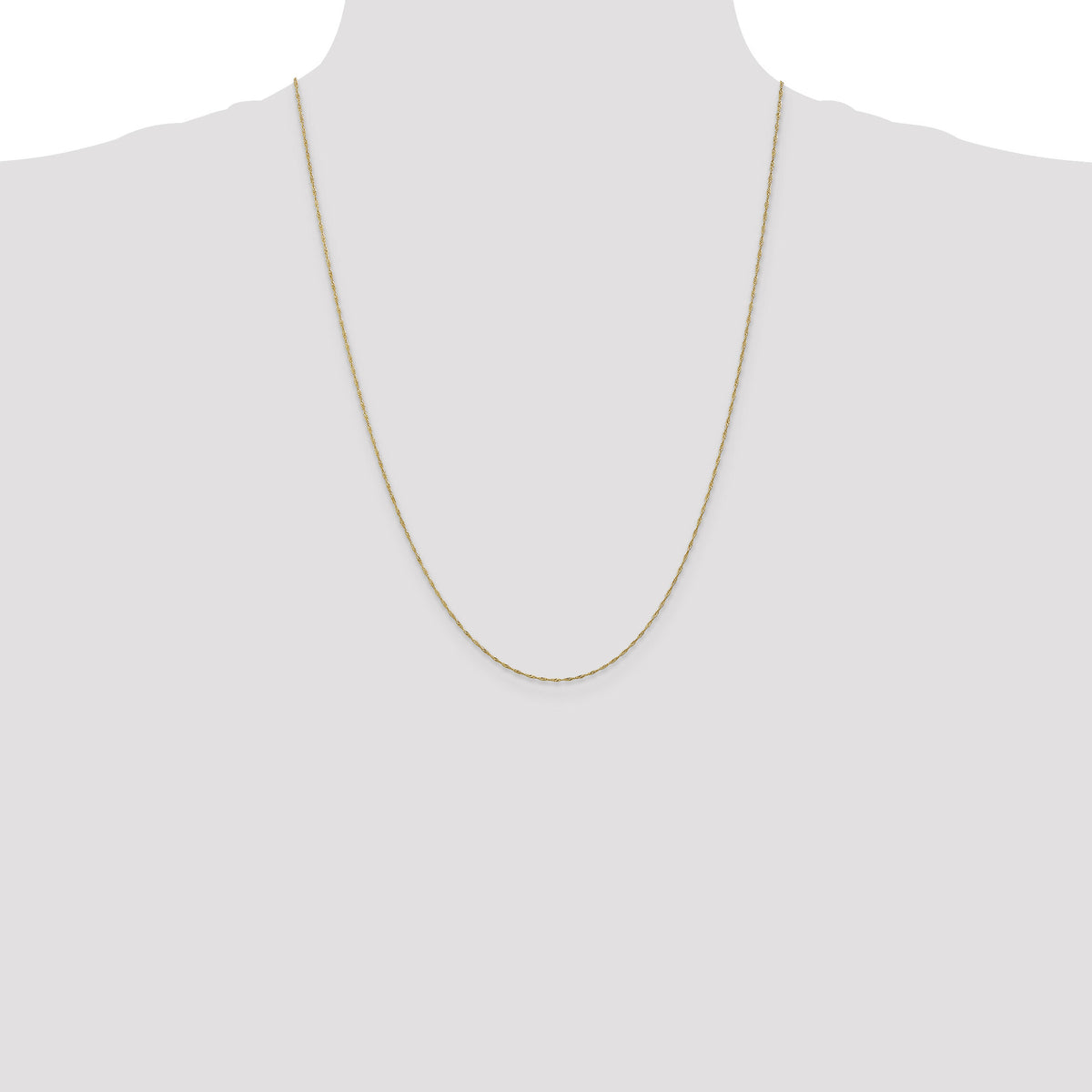 14k 1mm Singapore Chain-PEN164-24