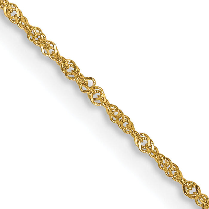 14k 1mm Singapore Chain-PEN164-14