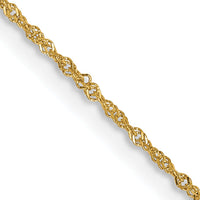 14k 1mm Singapore Chain-PEN164-22