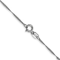 14k WG 1mm Singapore Chain-PEN166-14