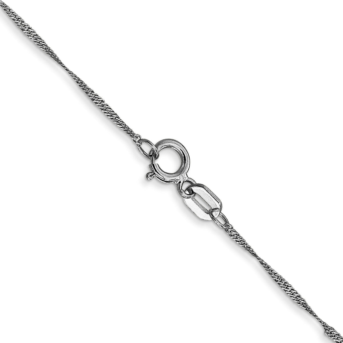 14k WG 1mm Singapore Chain-PEN166-18